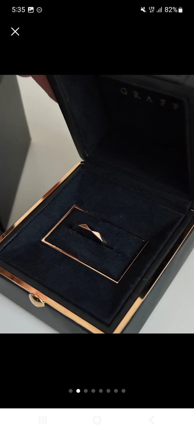 그라프 시그니처 로렌스 반지 2.3 mm 로즈골드 50호  상품이미지2
