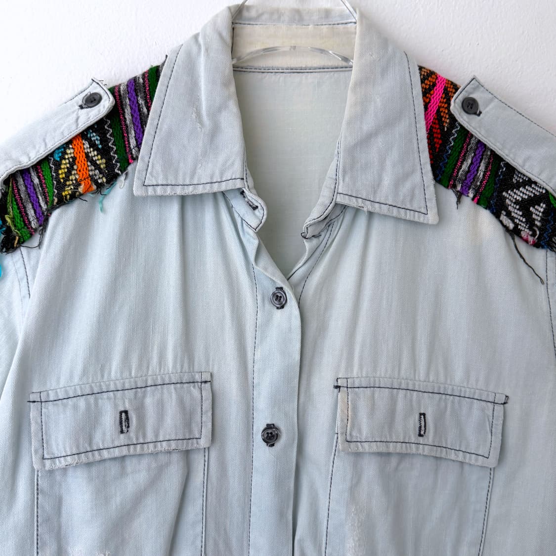 젠스파이렛부티 야상 견장 데님 셔츠 Jen's Pirate Booty 상품이미지2