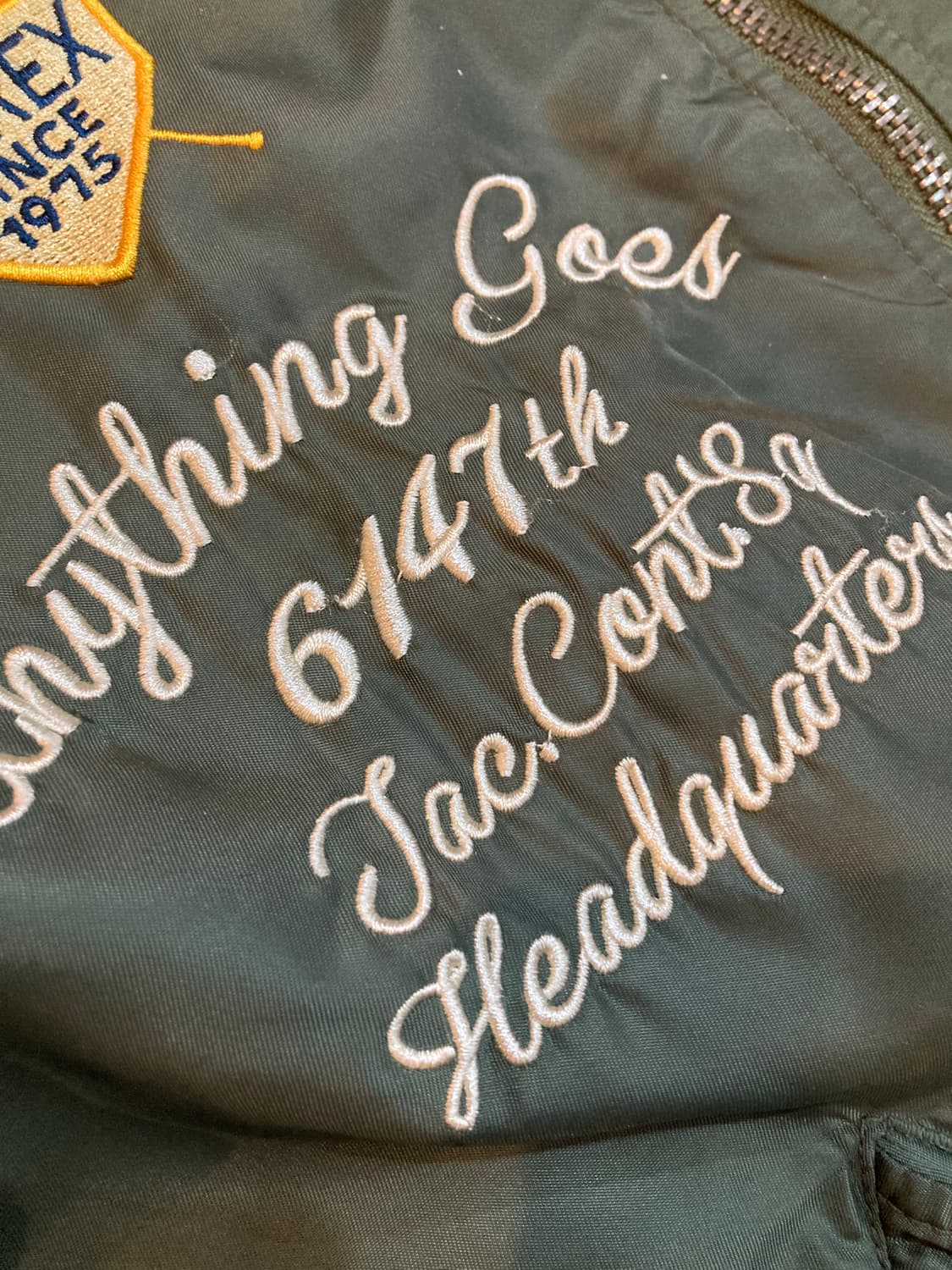 L-2 5th 에어포스 모스키토클럽 플라이트 봄버 상품이미지7