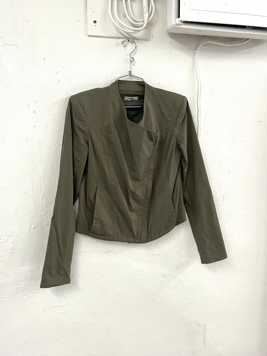 헬무트랭 런웨이 더블 지퍼 밀리터리 모터 자켓 상품이미지2