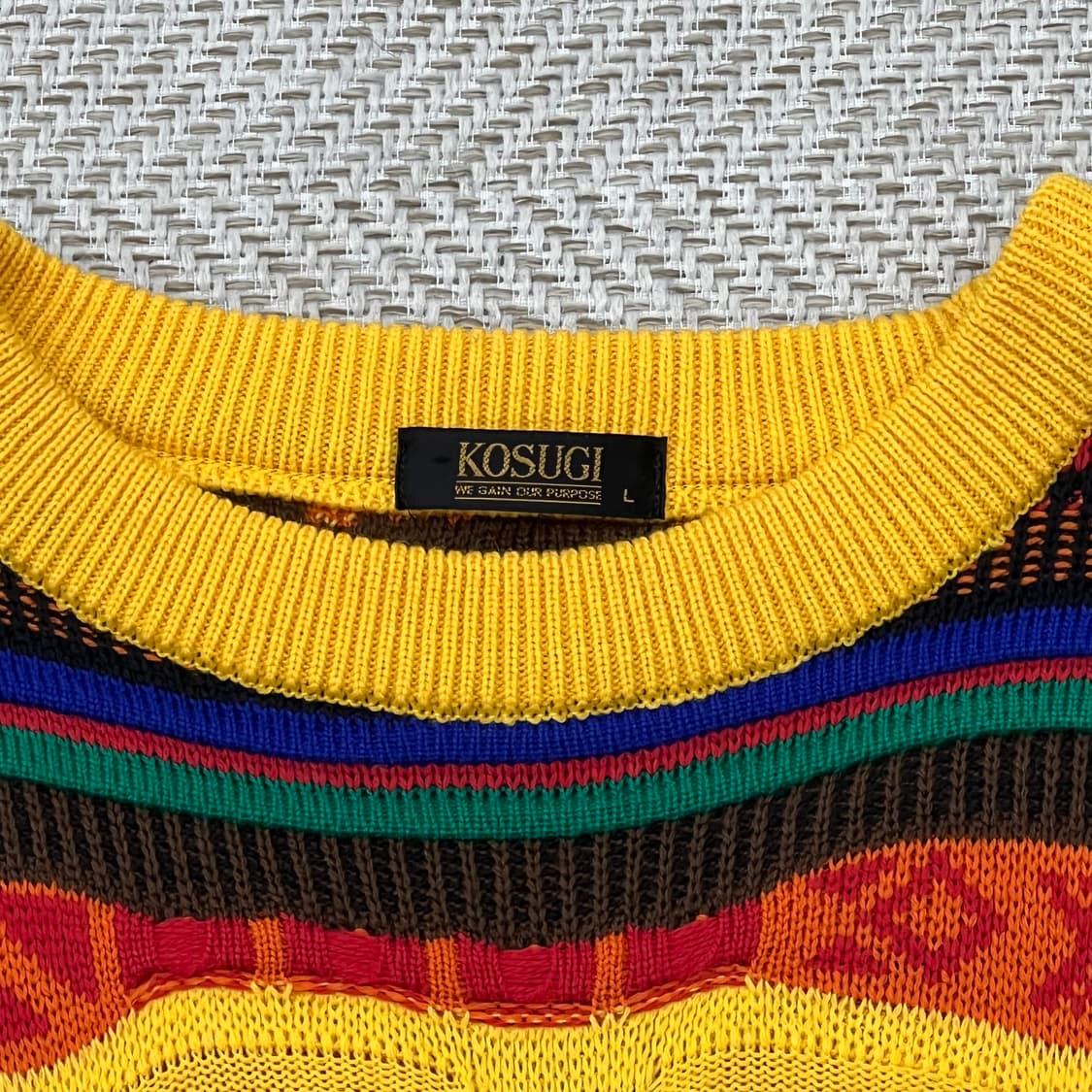 kosugi 멀티패턴 울니트 r2928 상품이미지4