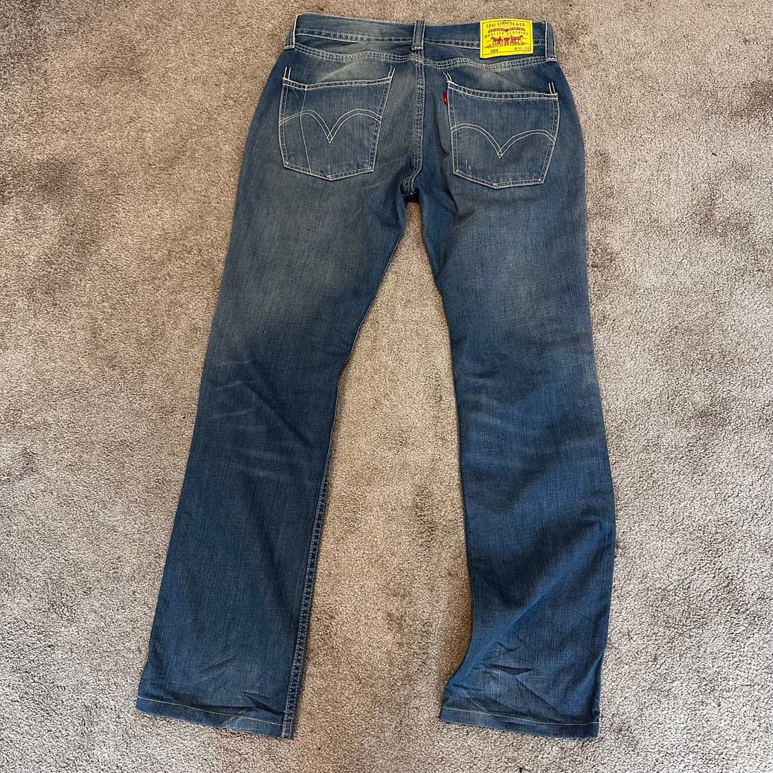리바이스504 빈티지 페이드 데님 팬츠(32) 상품이미지9