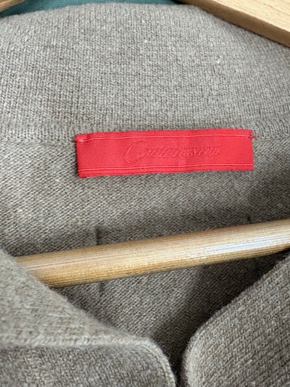 [M] commission slash knit brown 상품이미지3