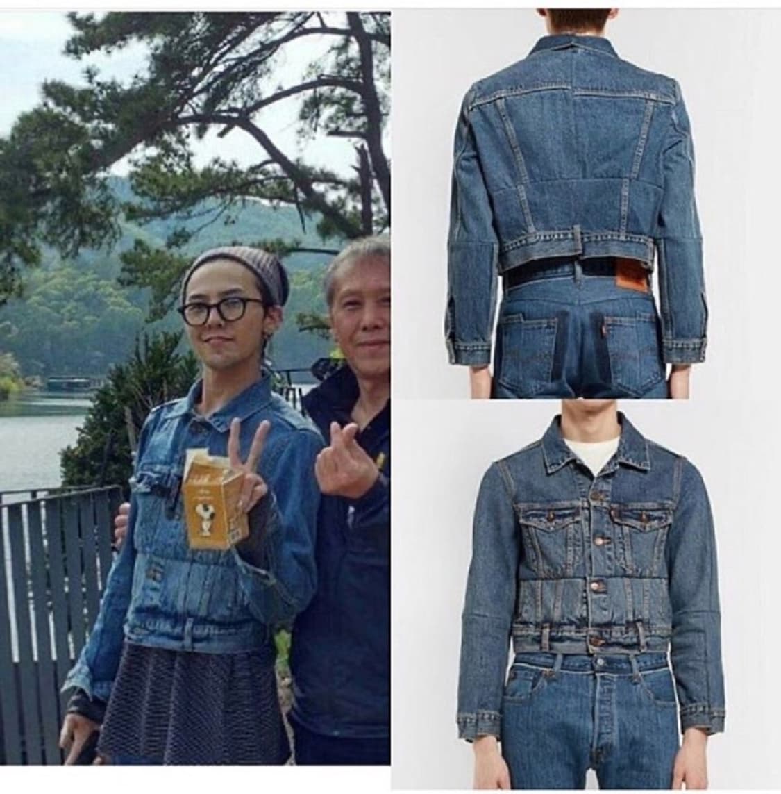 지디 베트멍 X 리바이스 17/SS 리워크 자켓 M 상품이미지3