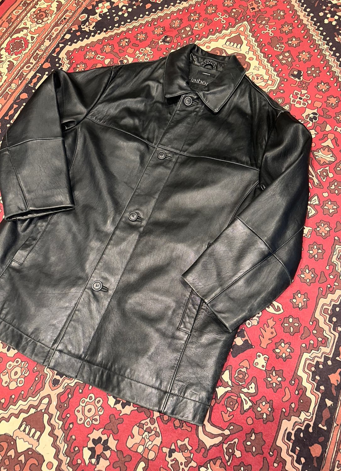 ( L-XL ) 가죽카코트 가죽코트 가죽롱코트 가죽자켓 레더자켓 상품이미지6