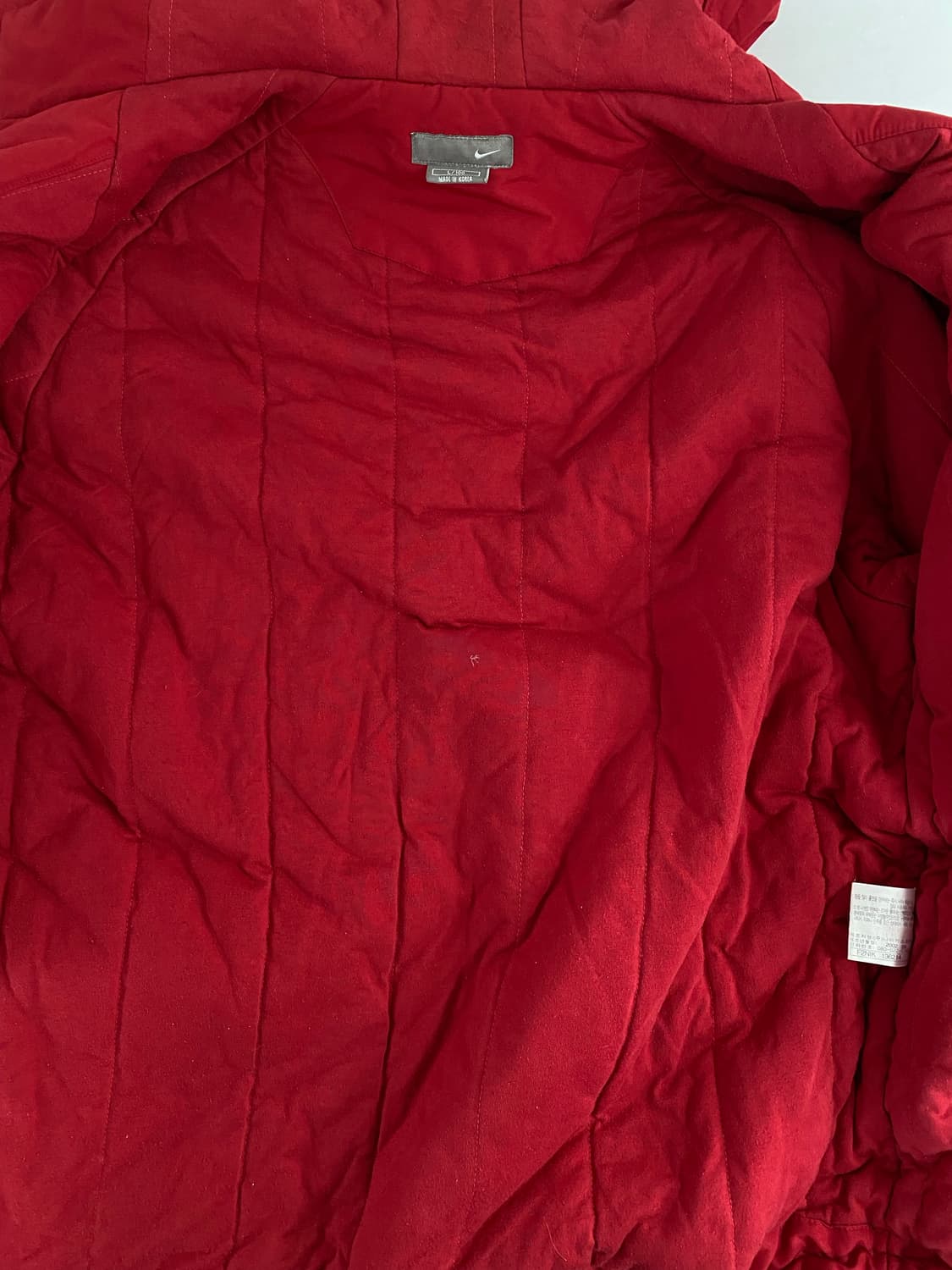 00s 나이키 올드스쿨 베스킷볼 누빔 점퍼 자켓 L 상품이미지8