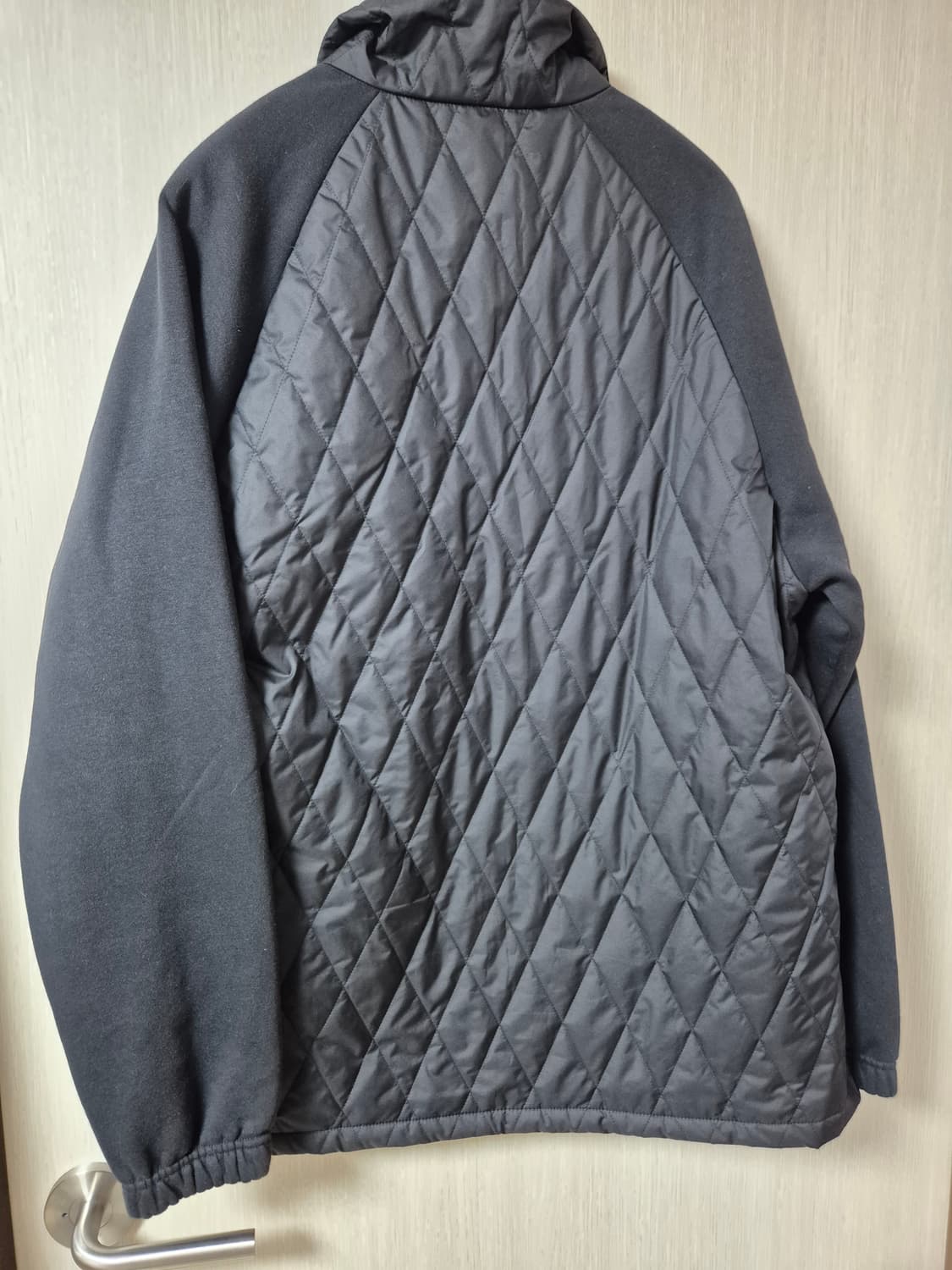 아디다스 퀼팅 하프집업   누빔 긴팔 라지 블랙 상품이미지3