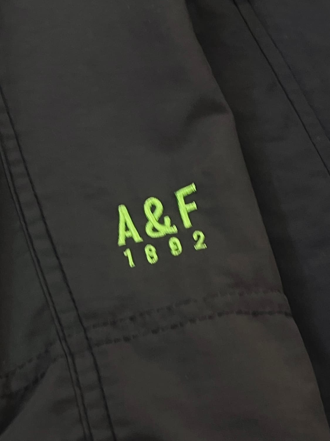 아베크롬비 자수 로고 후드 바람막이 다크네이비 XL #csz3029 상품이미지7