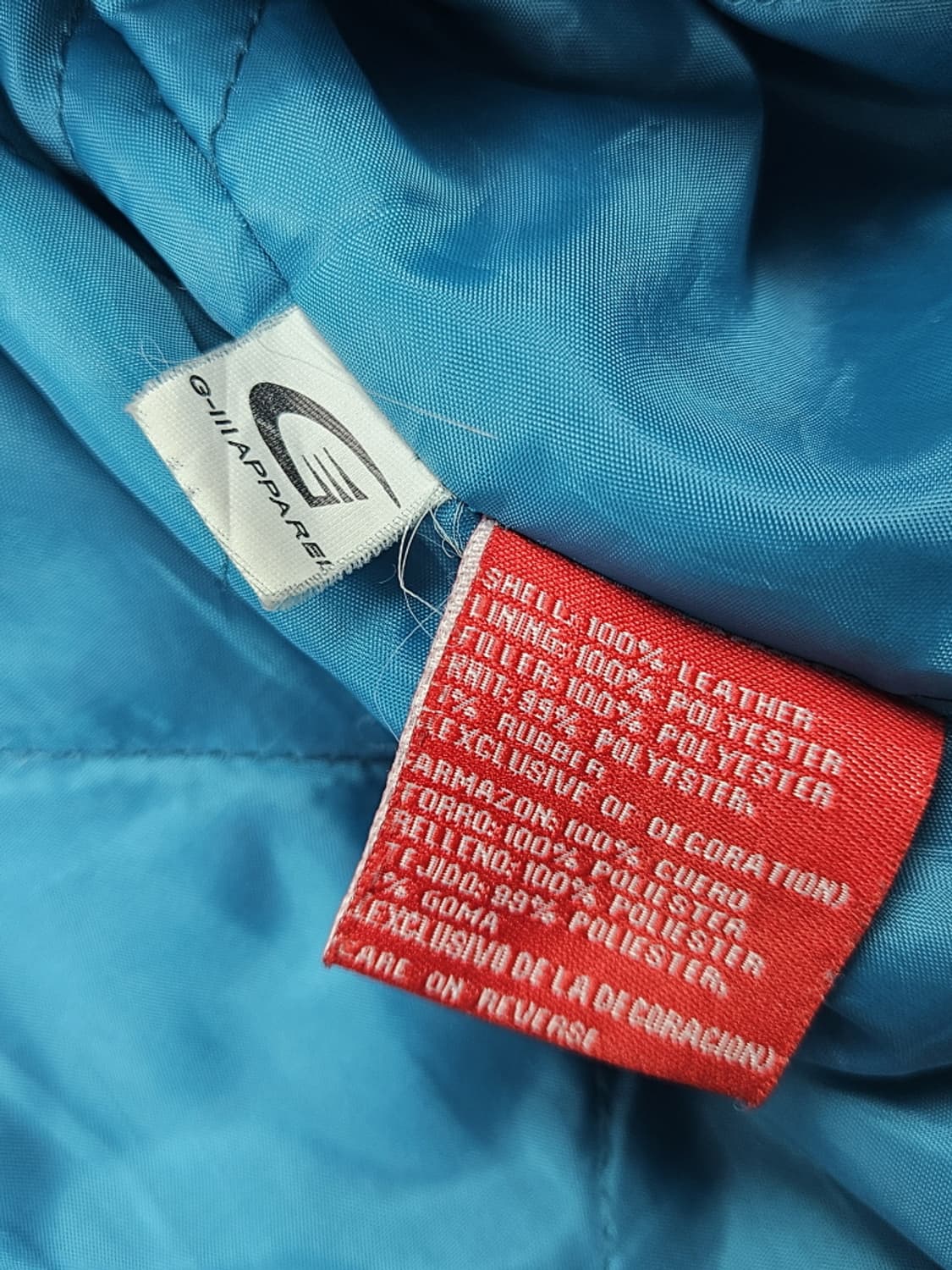 G-III 잭슨 빌 재규어스 팀 가죽 바시티 자켓 (XL) / 10437 상품이미지9