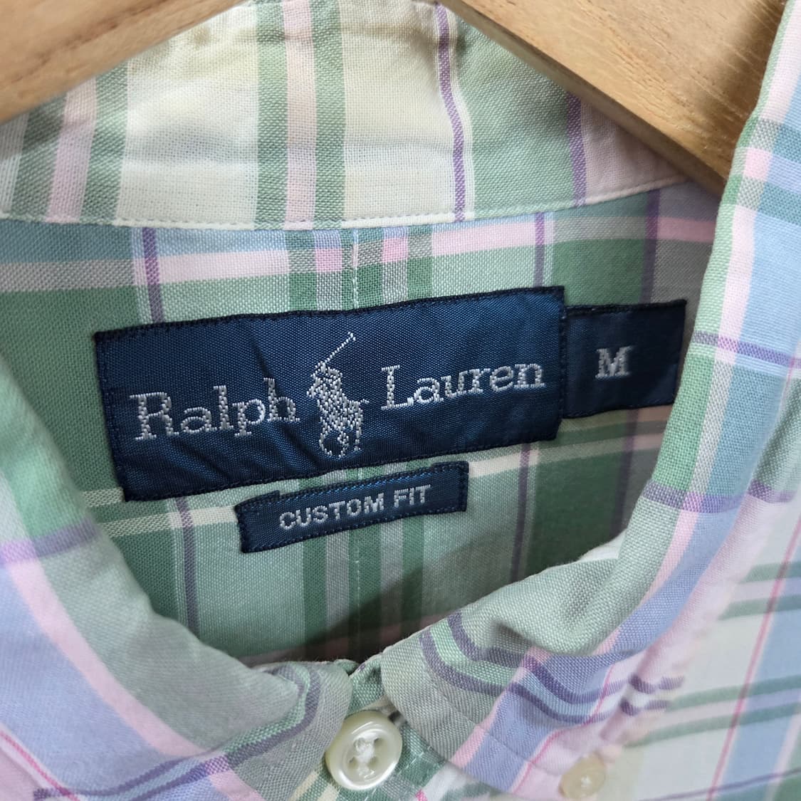 폴로랄프로렌 버튼다운 체크셔츠 M 상품이미지3