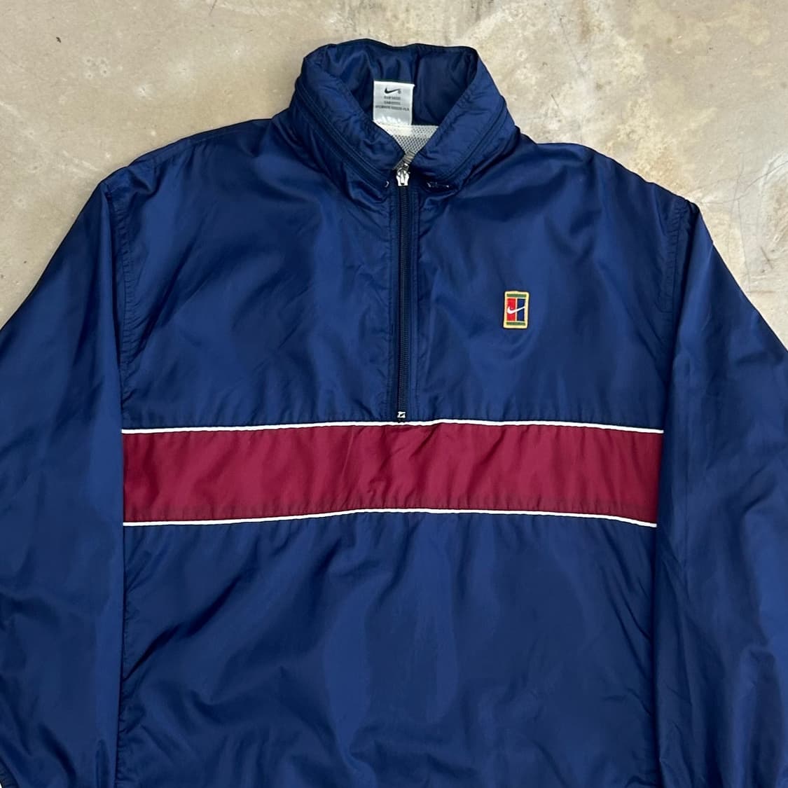 M 나이키 90s 네이비 배색 내장후드 아노락 상품이미지1