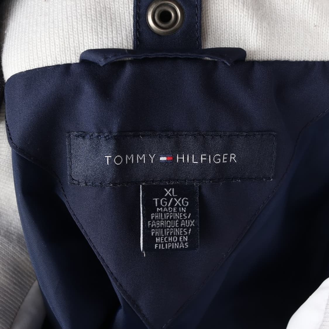 타미힐피거 올드스쿨 네이비 배색 바람막이 XL 상품이미지5