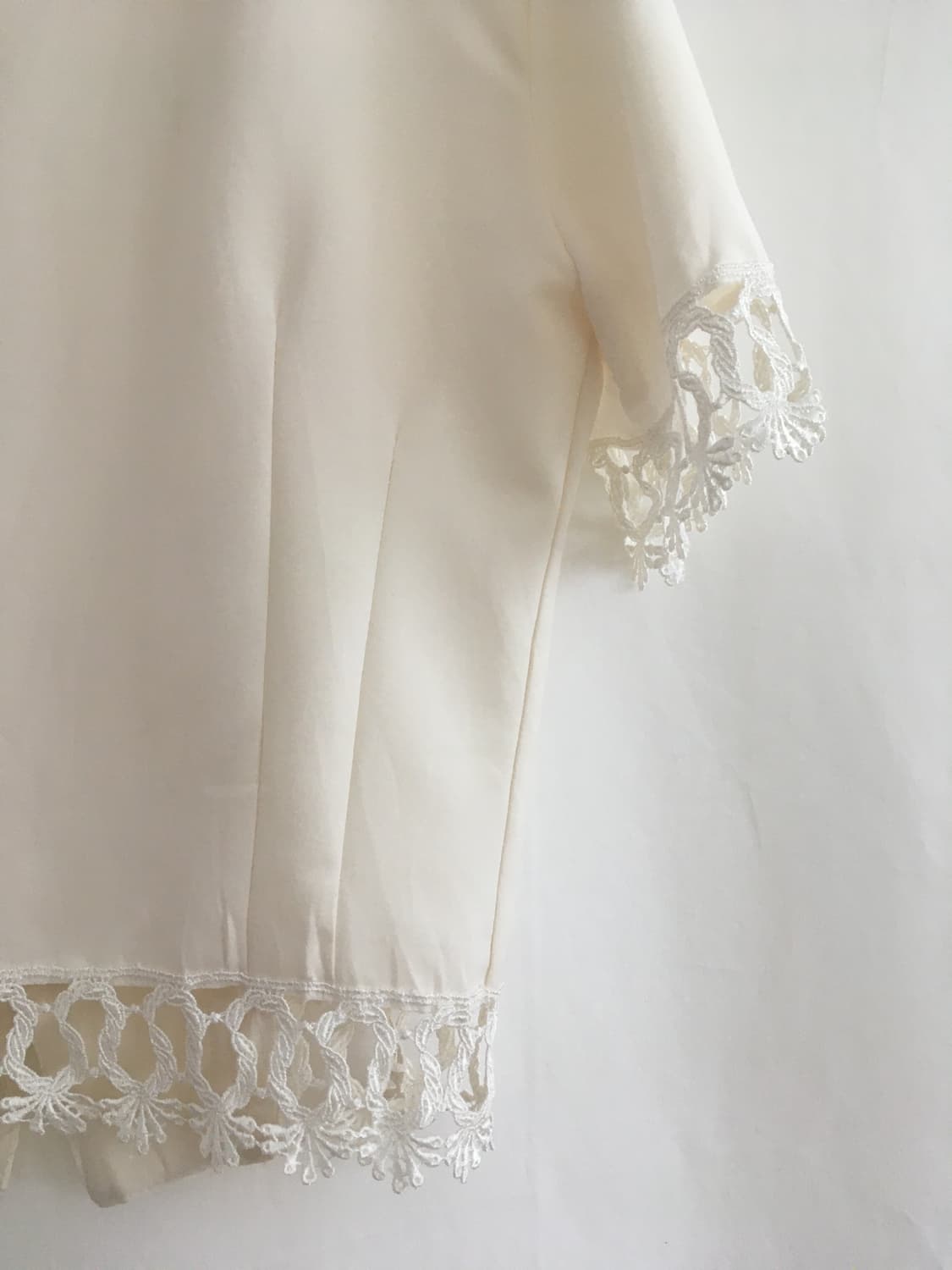 Ivory Lace Detail Blouse (Europe) 상품이미지7