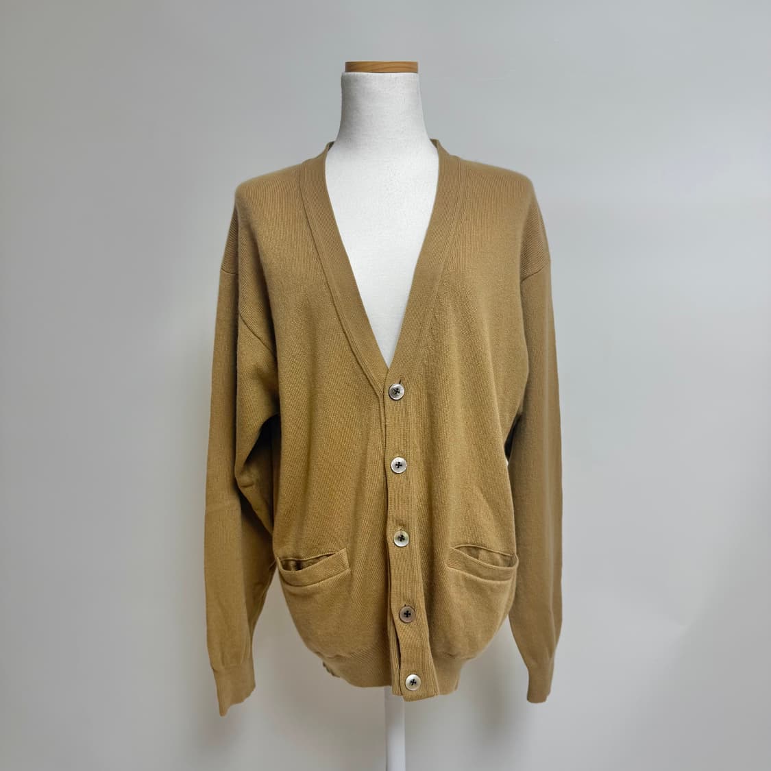 [캐시미어 100%] MeddlFord 롱 가디건 L 상품이미지1