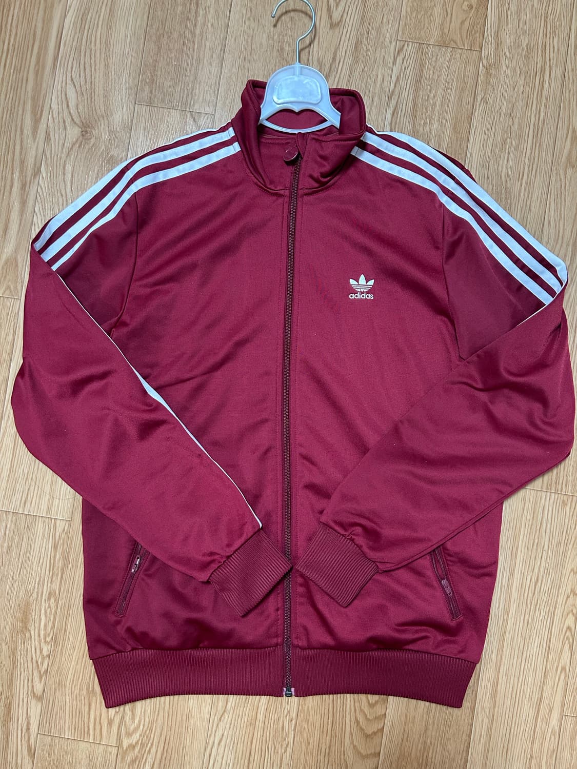 아디다스 버건디 트랙탑 XL 상품이미지1