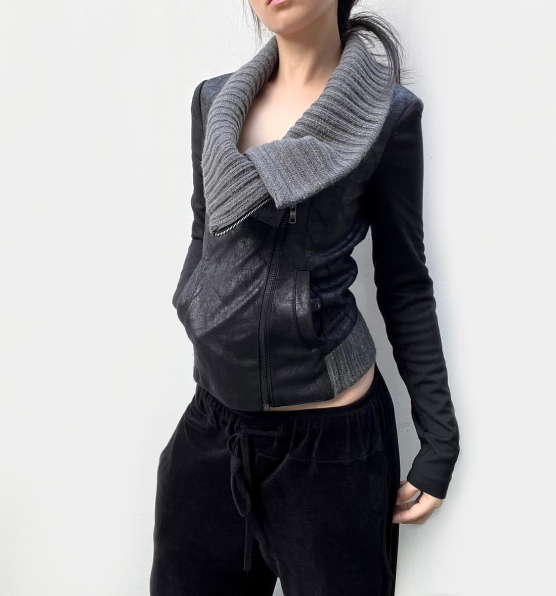 A/X 드레이프 하이넥 집업 상품이미지2