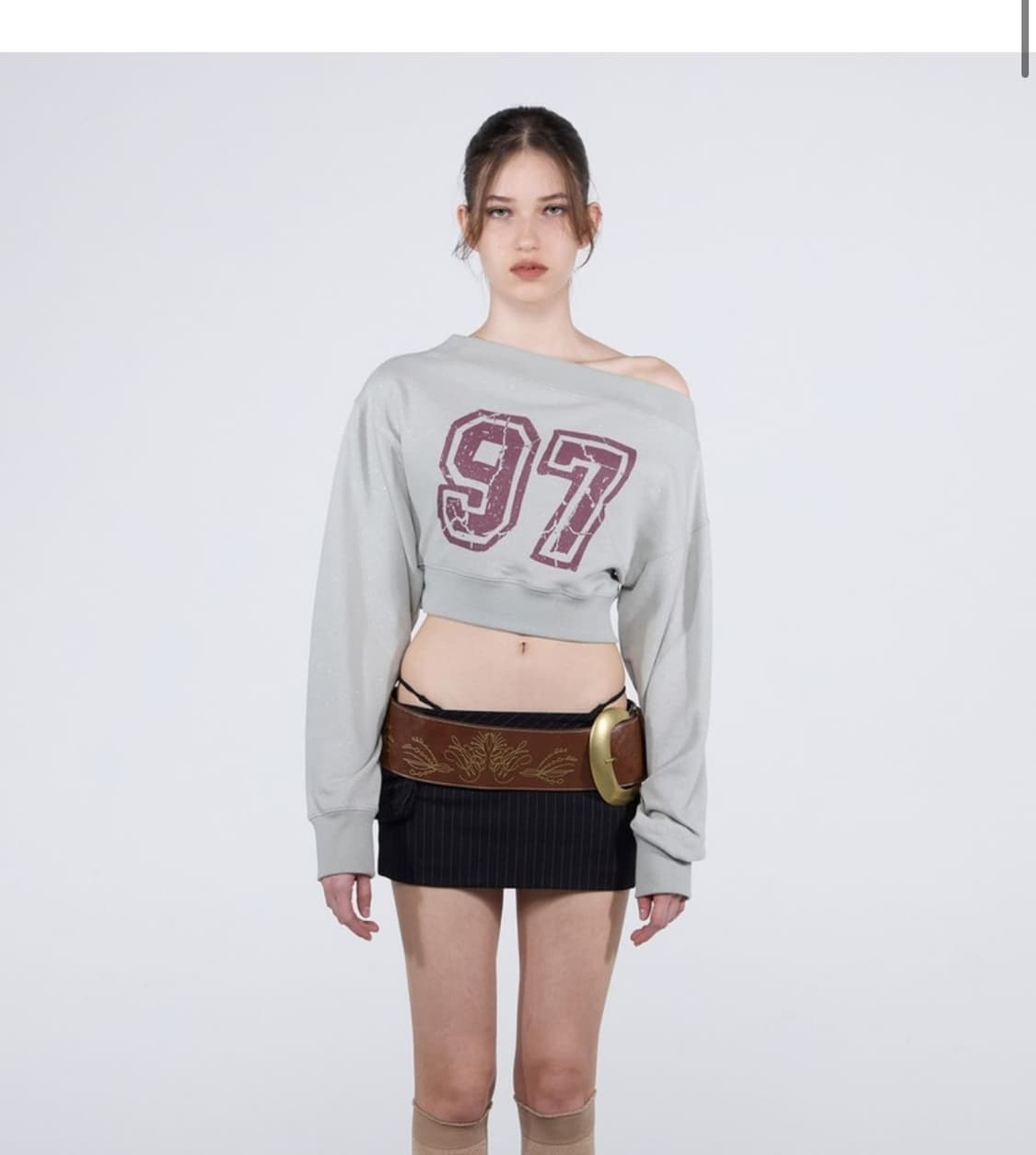 스컬프터 맨투맨 세이지컬러 상품이미지2