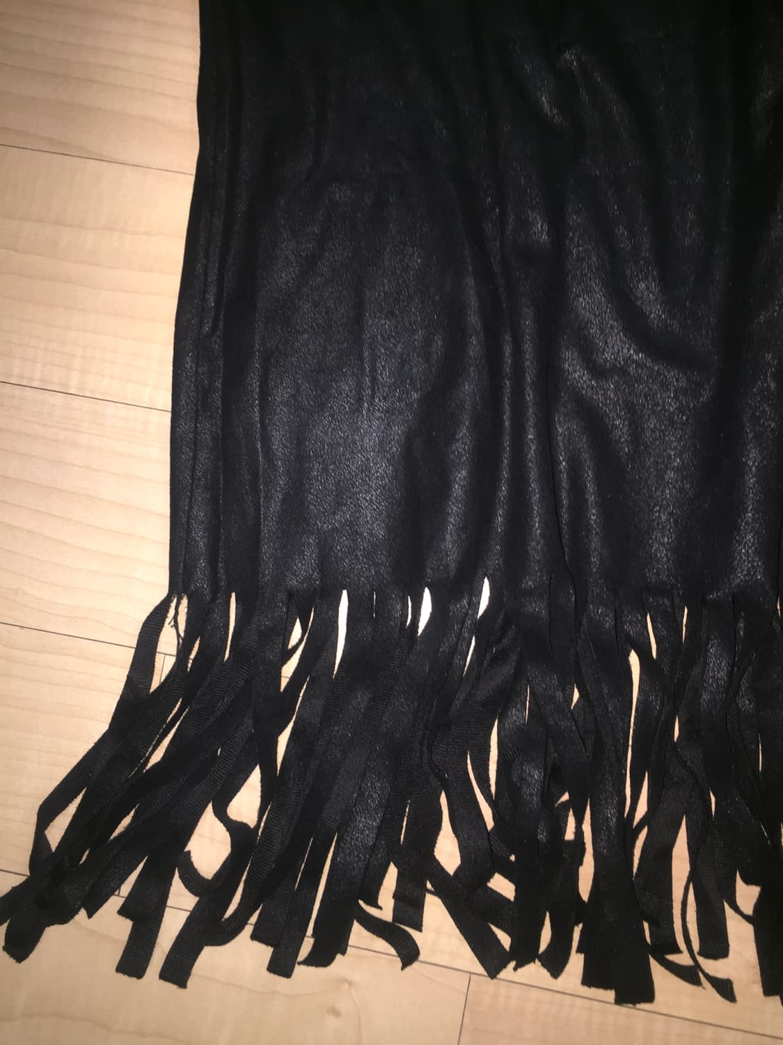 프린지 블랙스커트 vintage skirt 상품이미지2