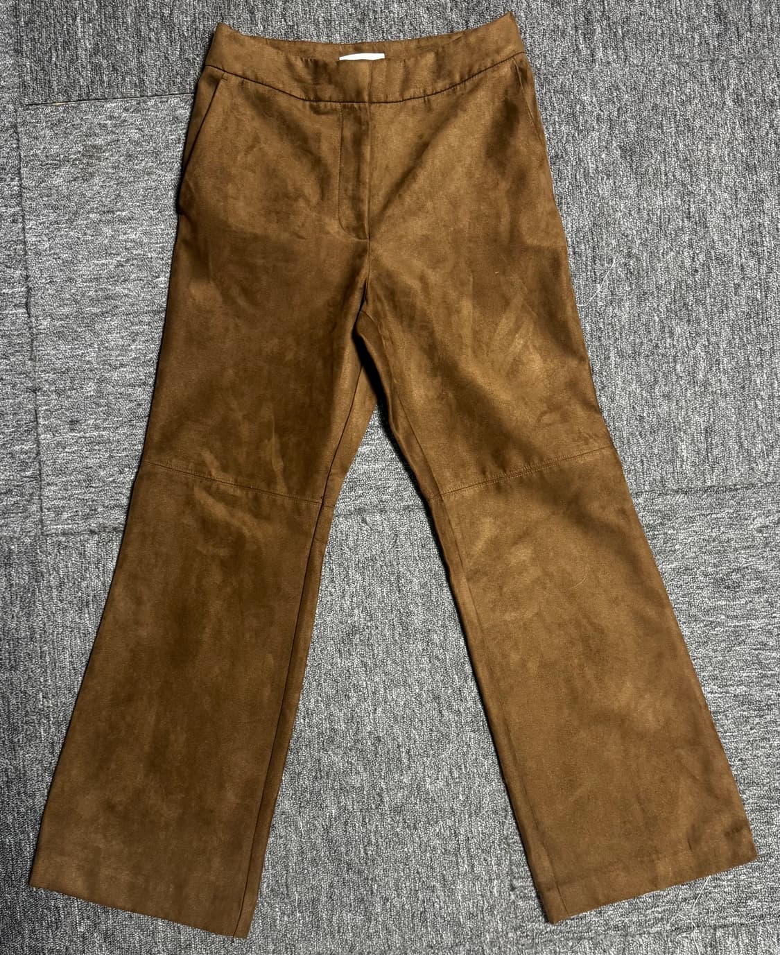 H&M 페이크 스웨이드 부츠컷 팬츠 상품이미지3