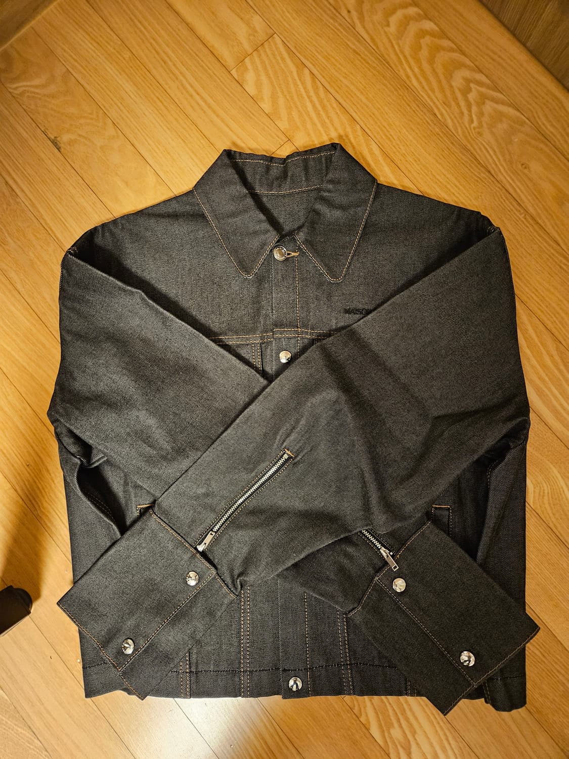 메종키츠네 데님 자켓 판매합니다! 상품이미지3