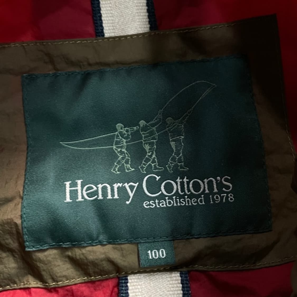 100 헨리코튼 나일론 자켓 상품이미지3