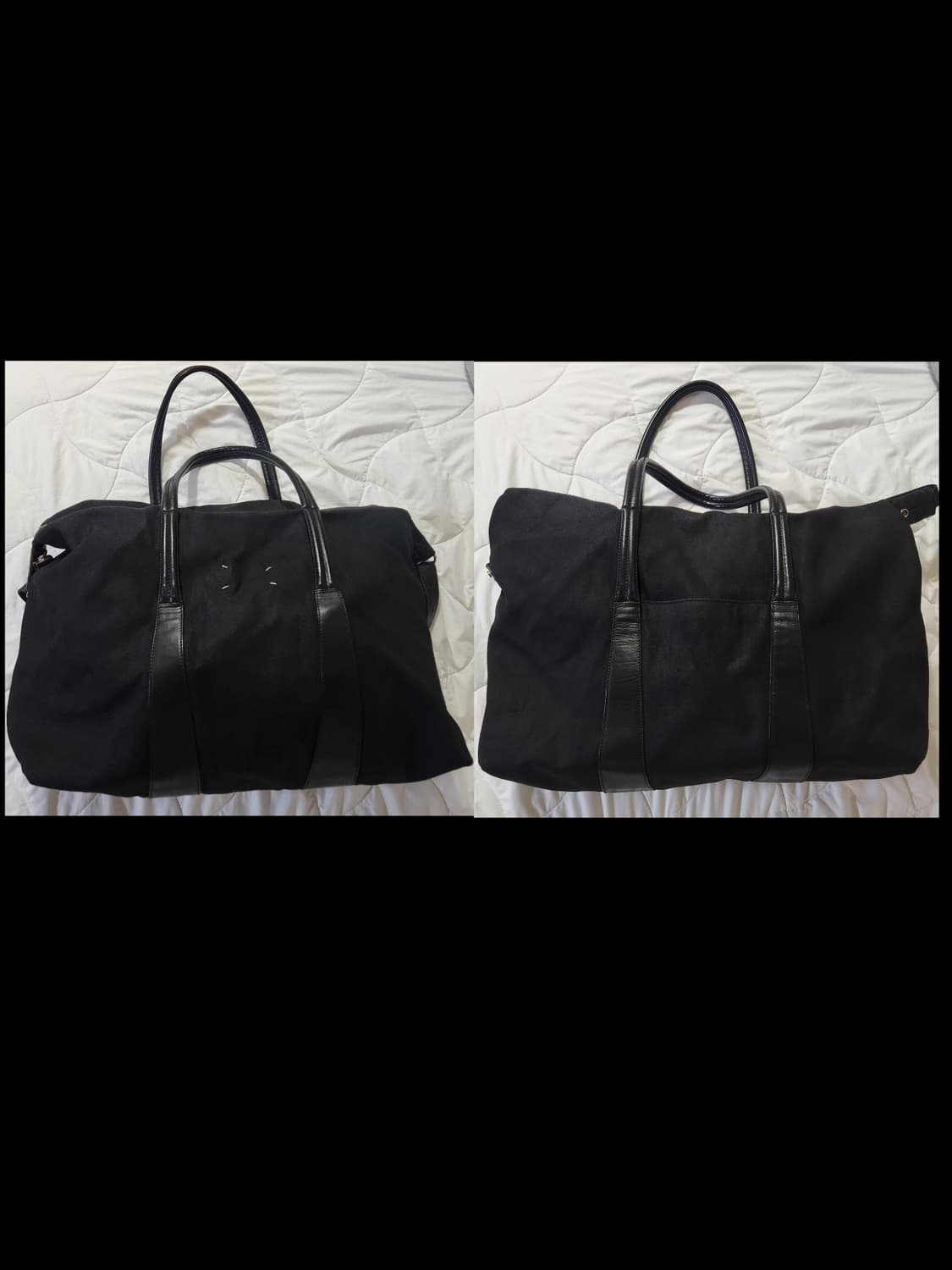 마르지엘라 왁스 코튼 보스턴백 상품이미지3