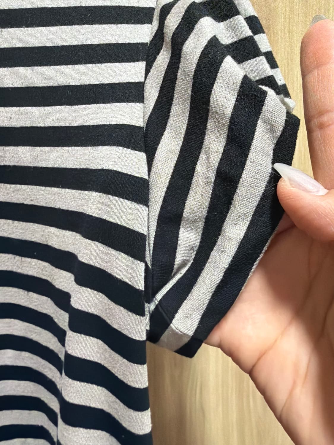 모리걸 스트라이프 벌룬핏 미디원피스 상품이미지4