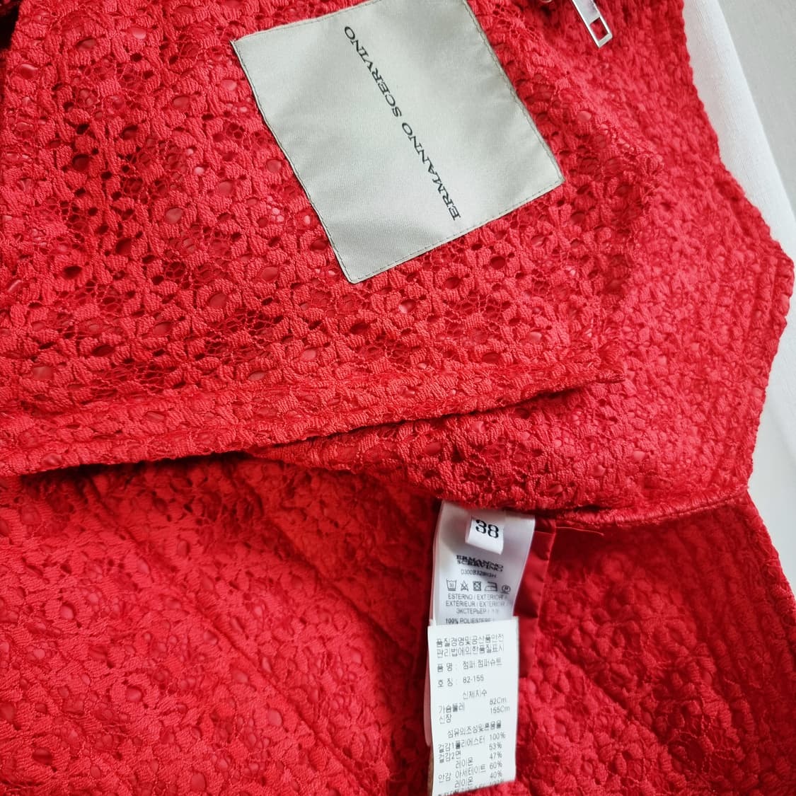 에르마노 설비노 퀼팅 점퍼 숏 자켓 (5566/38) 상태최상/컬렉션피스 상품이미지9