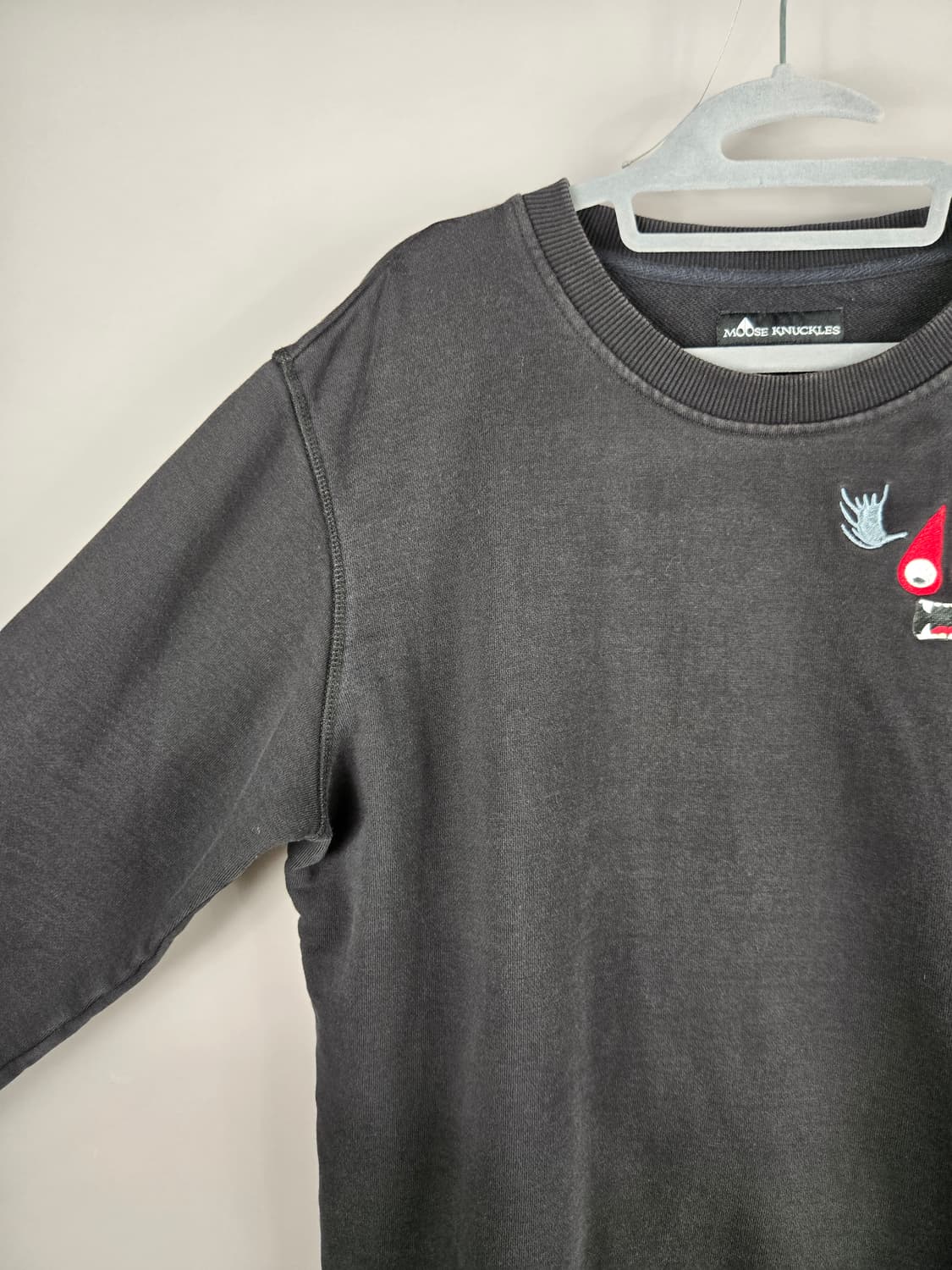 [무료배송]무스너클 M 남성 몬스터 수 맨투맨 블랙 정품 상품이미지4