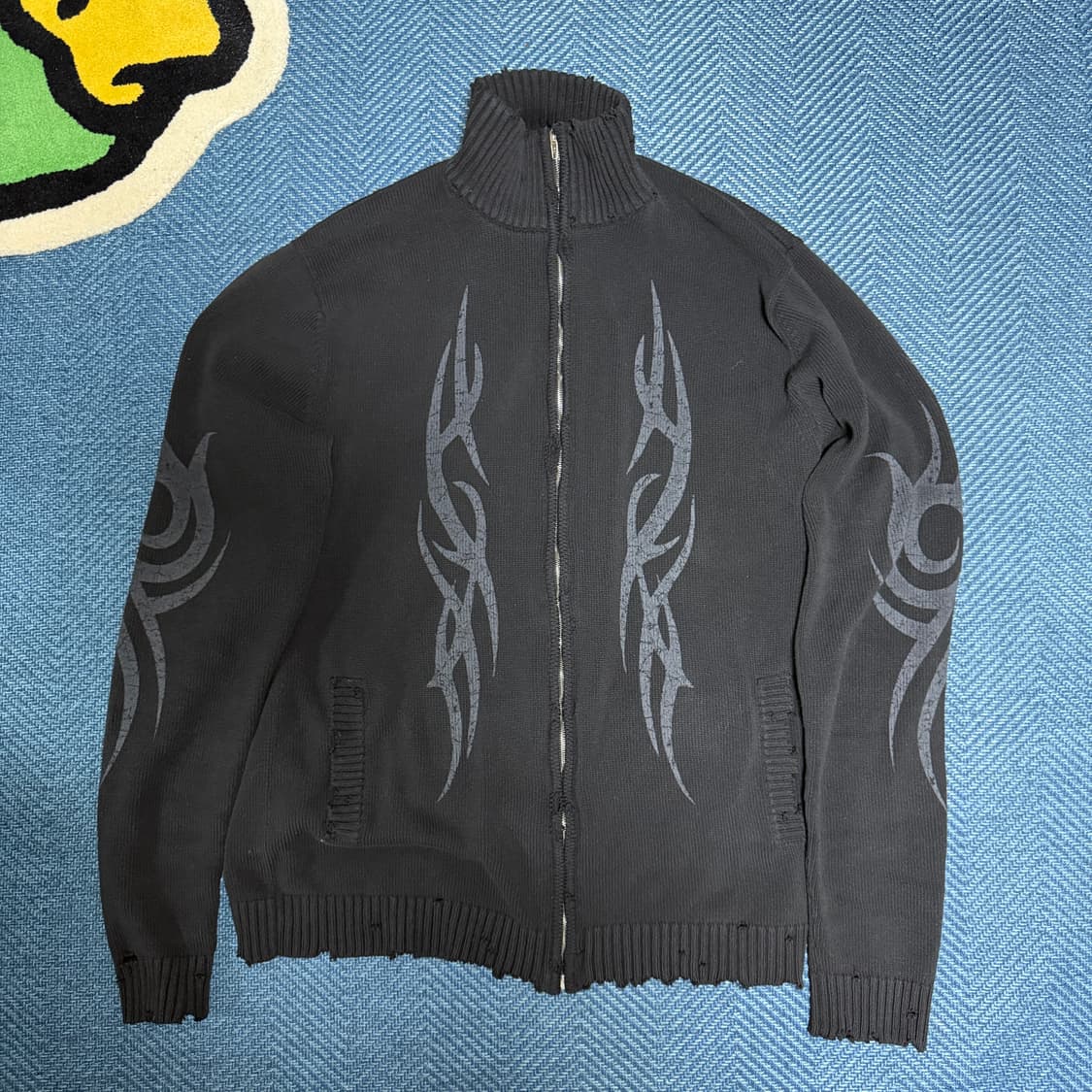 [L]발렌시아가 Y2K 니트 집업 상품이미지1