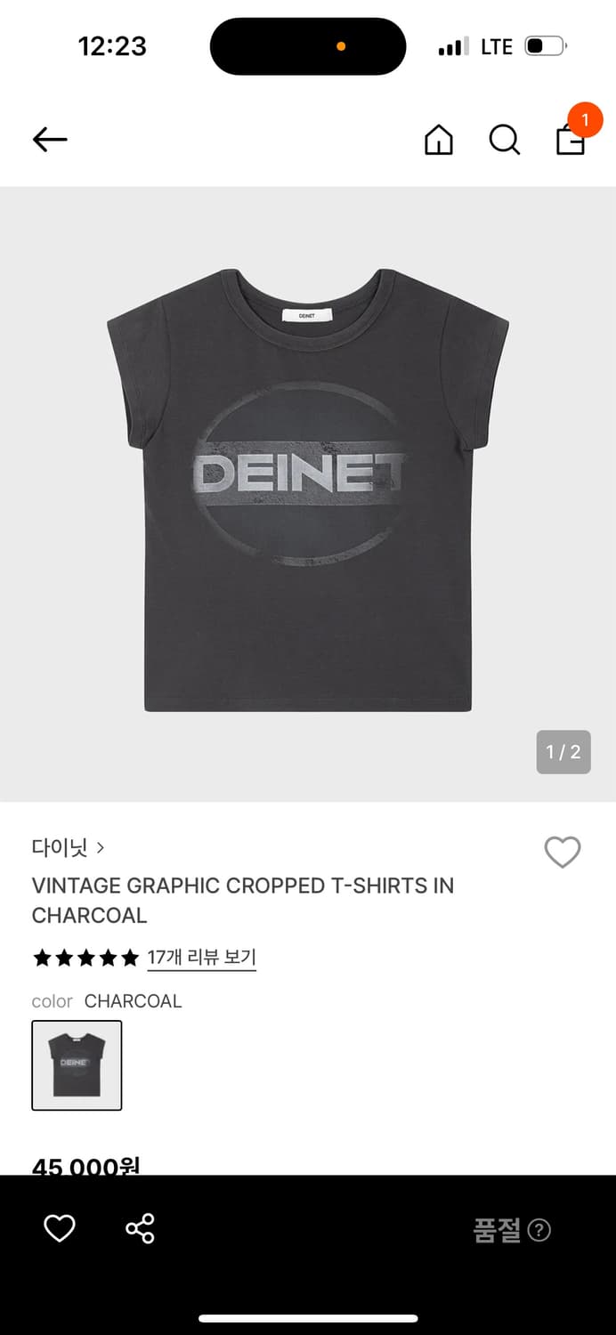 다이닛 빈티지 그래픽 VINTAGE GRAPHIC 차콜 판매 상품이미지3