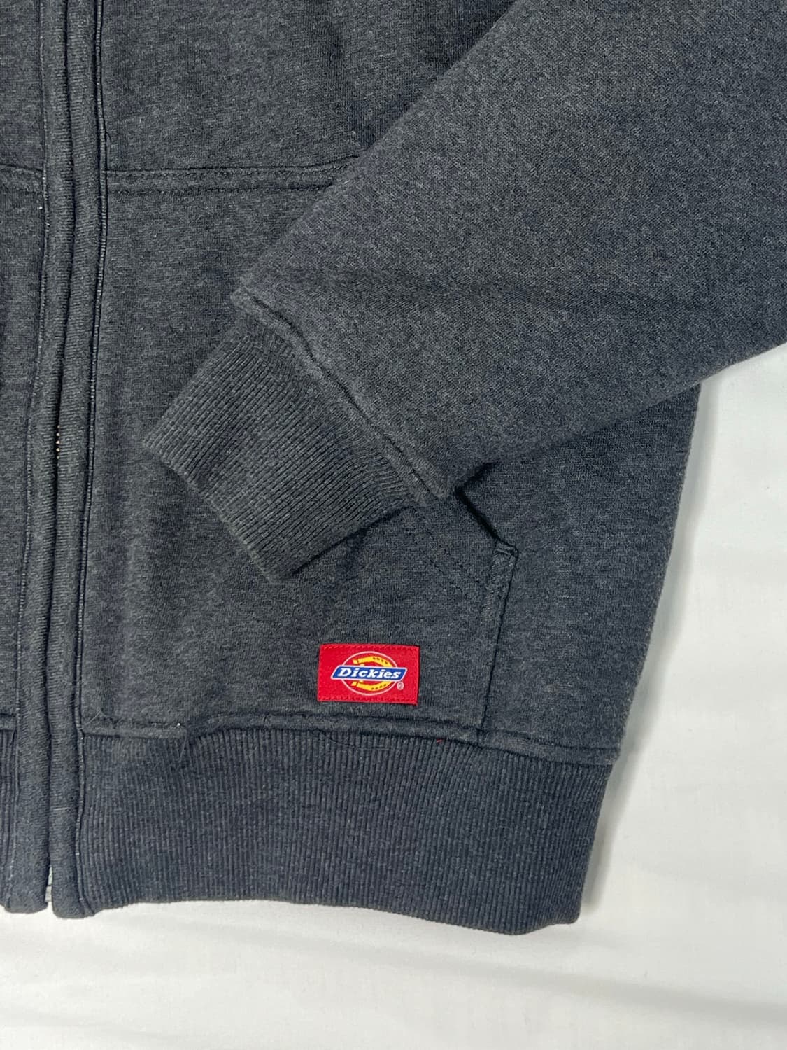 디키즈 기모 후드집업 차콜 상품이미지4