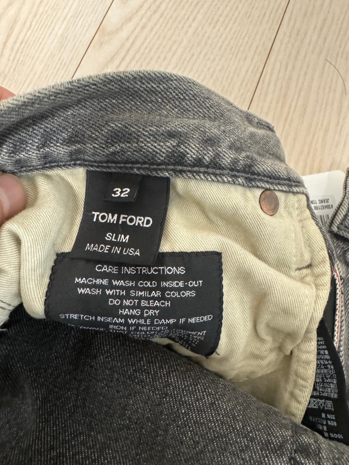 톰포드 그레이 진 32사이즈 새제품 상품이미지3