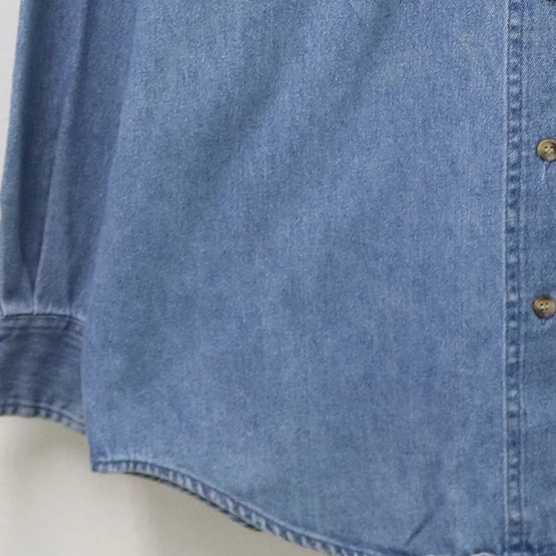 90'S 캠브릿지 자수 데님 셔츠 62234 상품이미지6