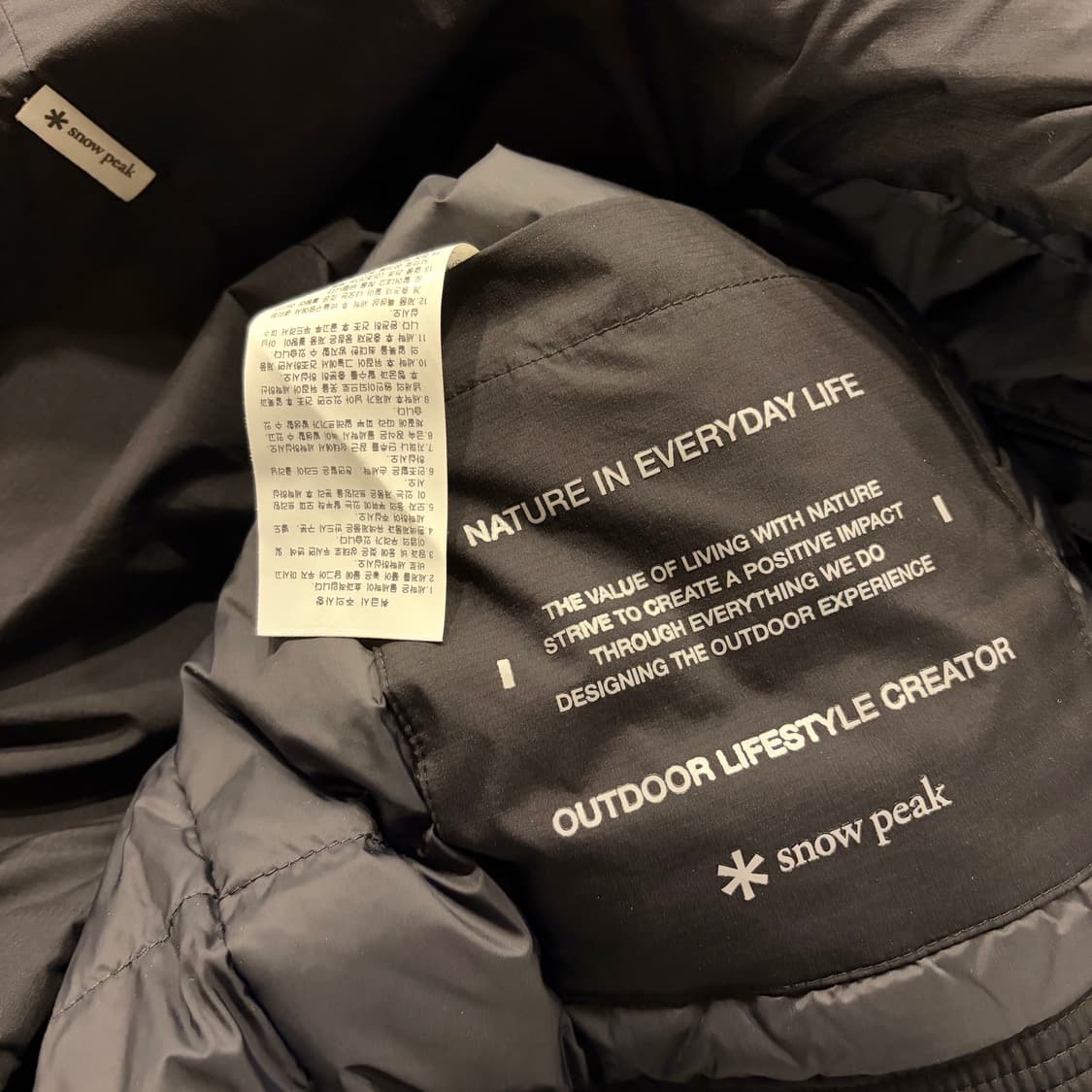 [110] 스노우피크 랜드프로 블랙 패딩 자켓 B738 상품이미지7