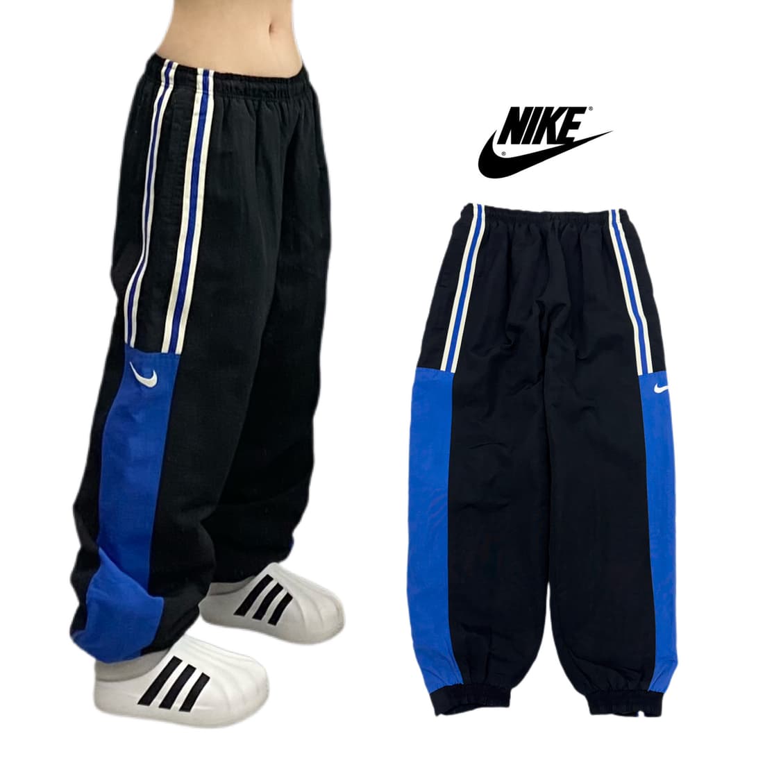 나이키 90s 스우시 올드스쿨 바람막이 트랙팬츠 상품이미지1
