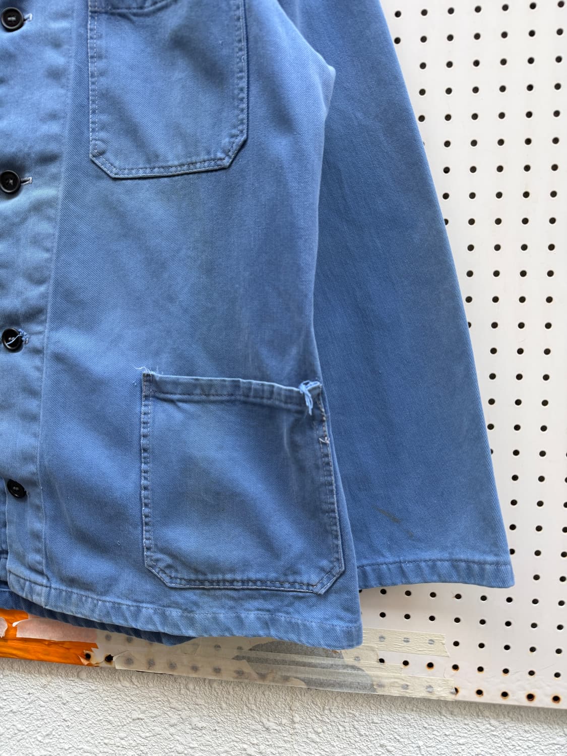 OLD VINTAGE BELTED LIGHT BLUE 프렌치워크자켓 상품이미지6