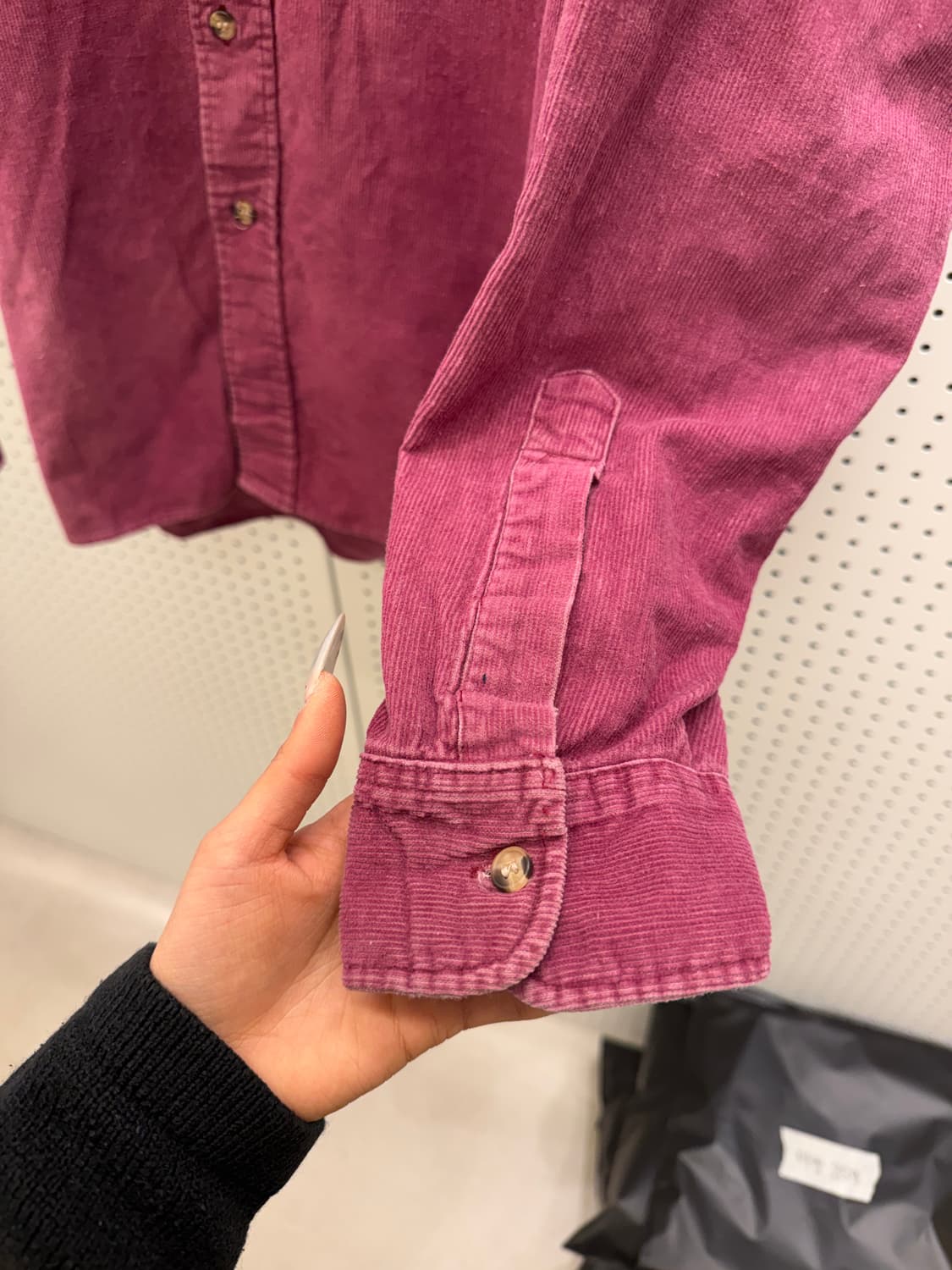 칼하트 투포켓 워크 셔츠 버건디 U956 상품이미지4