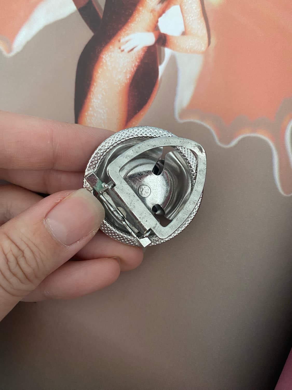 장미 실버 브로치 스카프링 팬던트 상품이미지3