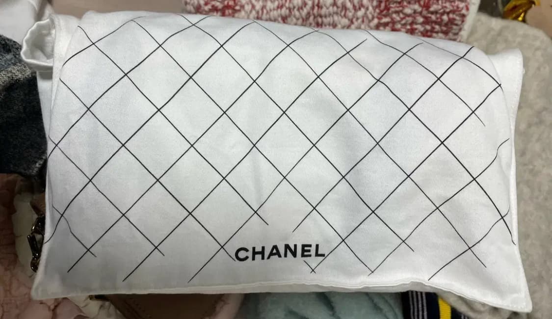 빈티지샤넬 은장 블랙 체인 미디움 플립백 카프스킨 미듐 숄더 상품이미지7