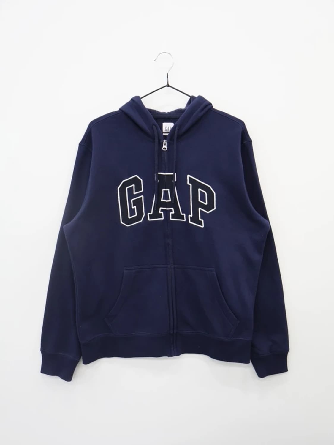 GAP Logo Zip Hoodie Navy 상품이미지3
