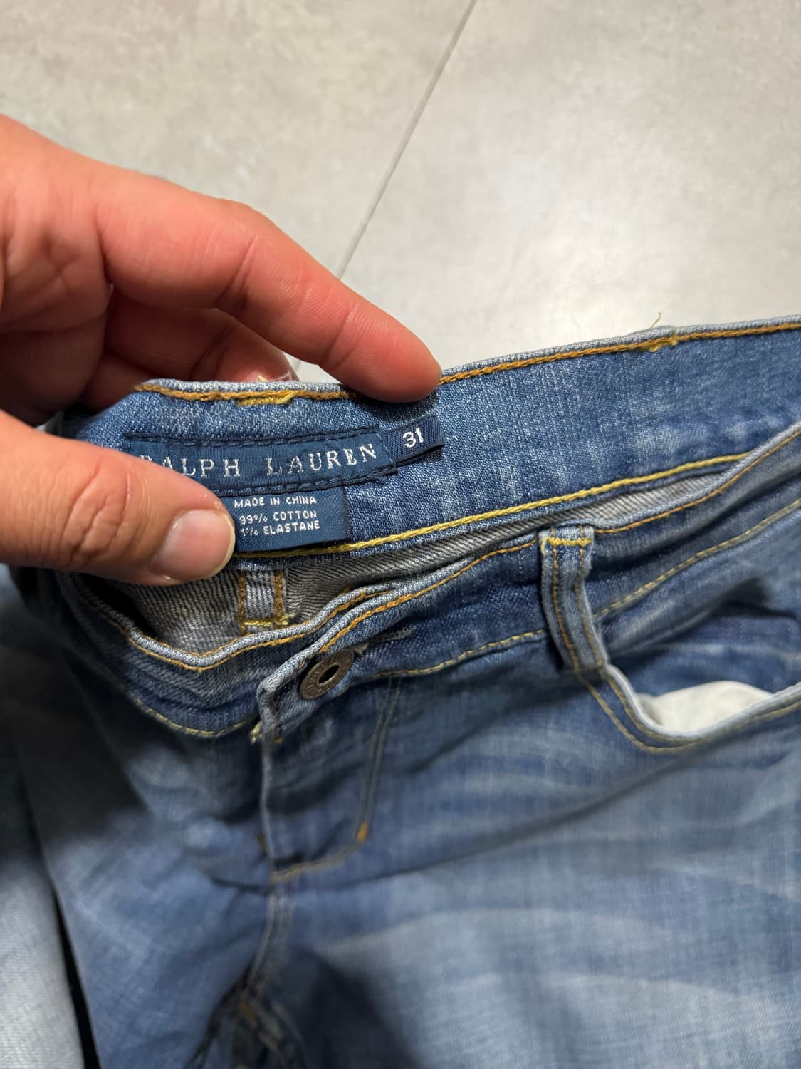랄프로렌  폴로 트리베카114   빈티지  부츠컷  데님 팬츠  30인치 상품이미지2