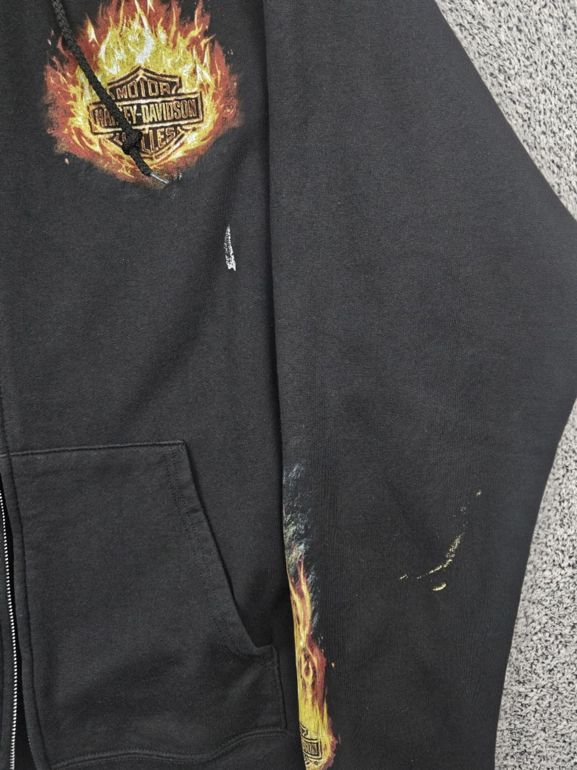 할리데이비슨 스모키마운틴메리빌 플레임 후드집업 ( 2XL )/ 10478 상품이미지8