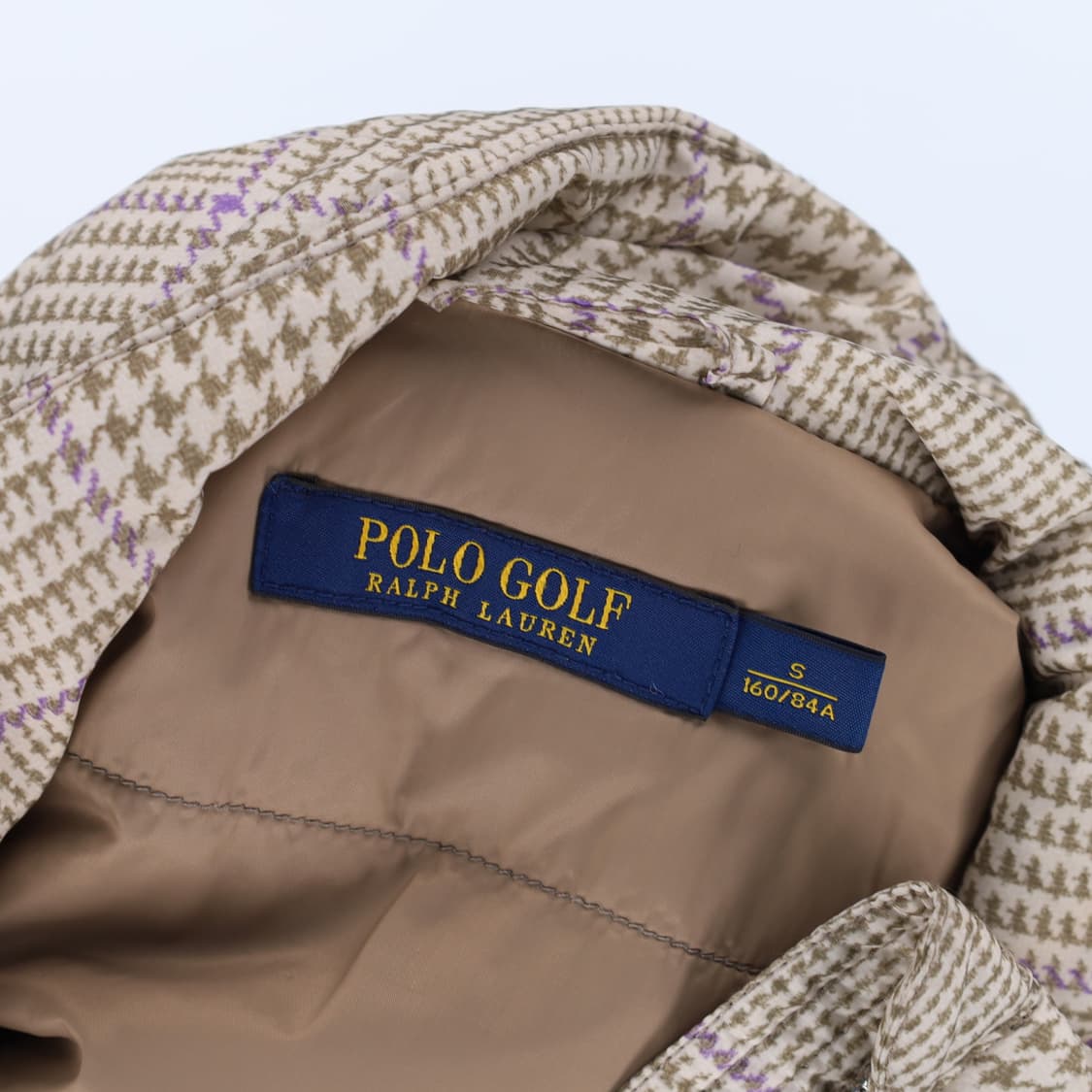 [S] 신형 폴로 골프 하운드투스 체크 경량 패딩 스윙 점퍼 3858 상품이미지7