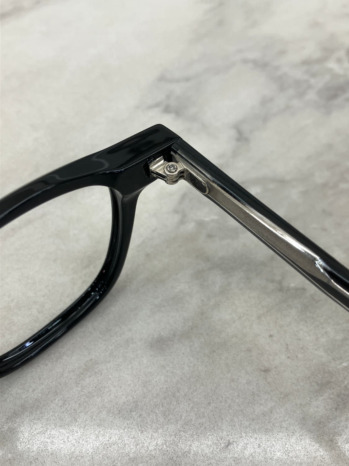 B78 KS 유광 블랙 웰링턴 뿔테 안경6832 상품이미지3