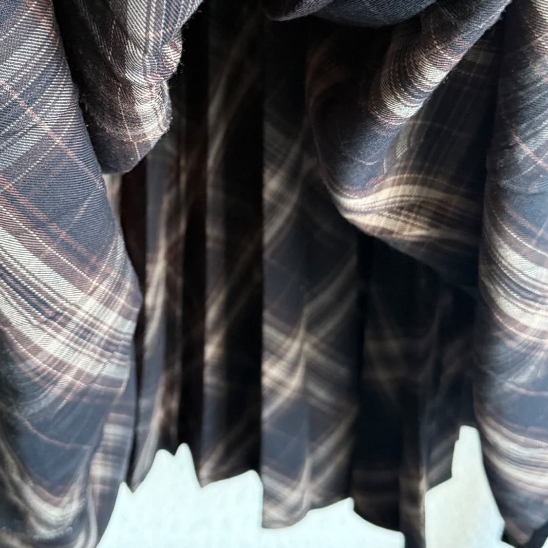 요루체크 플리츠 스커트  상품이미지7