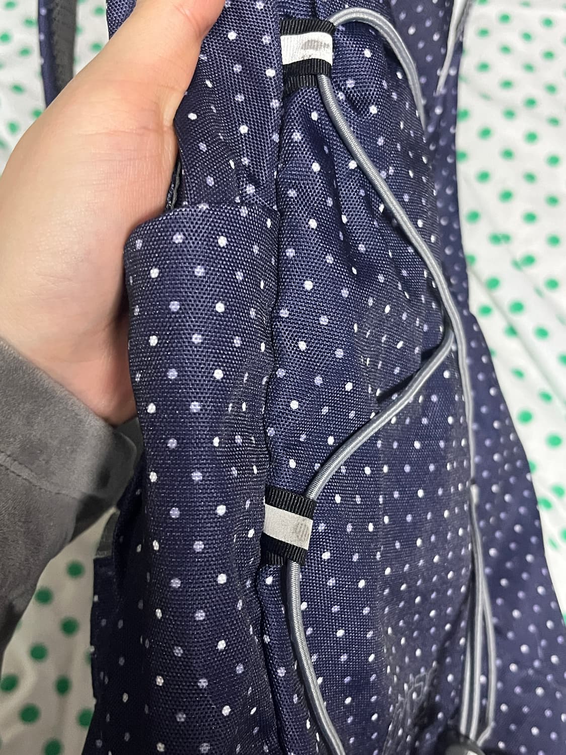 미즈노 네이비 도트 백팩 25L🌀 상품이미지7