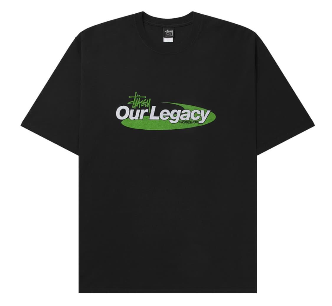 (XL) 스투시 아워레가시 워크샵 반팔 티셔츠 블랙 상품이미지1