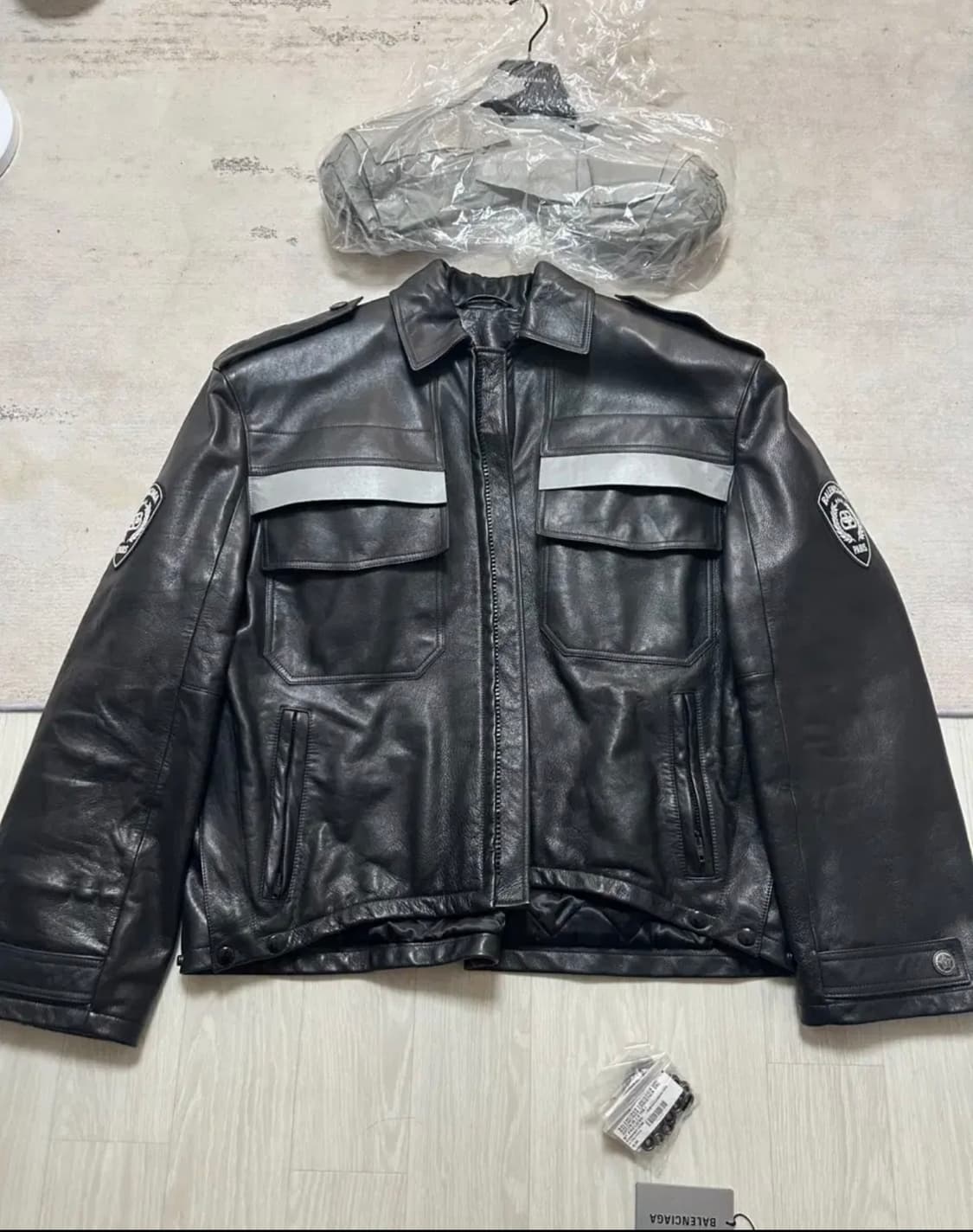 [2]발렌시아가 유니폼 레더 자켓 상품이미지5