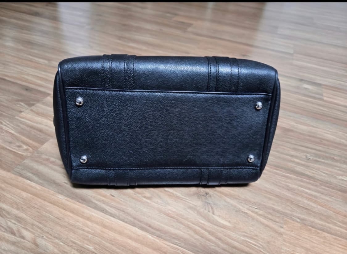 MCM 블랙 가죽 은장 보스턴백 토트백 [정품] 상품이미지5